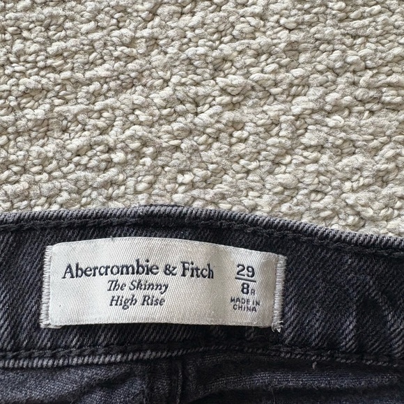 Abercrombie & Fitch Black Straight Leg Denim - Picture 4 of 4